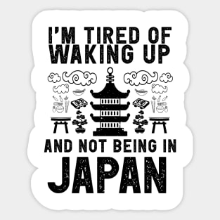 Japan travel saying for Japan Japanese Culture Fans Sticker